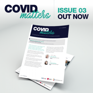 An image of COVID Matters newsletter