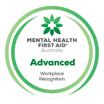 Mental Health First Aid Australia - Advanced - Workplace Recognition Mental Health First Aid Australia - Advanced - Workplace Recognition